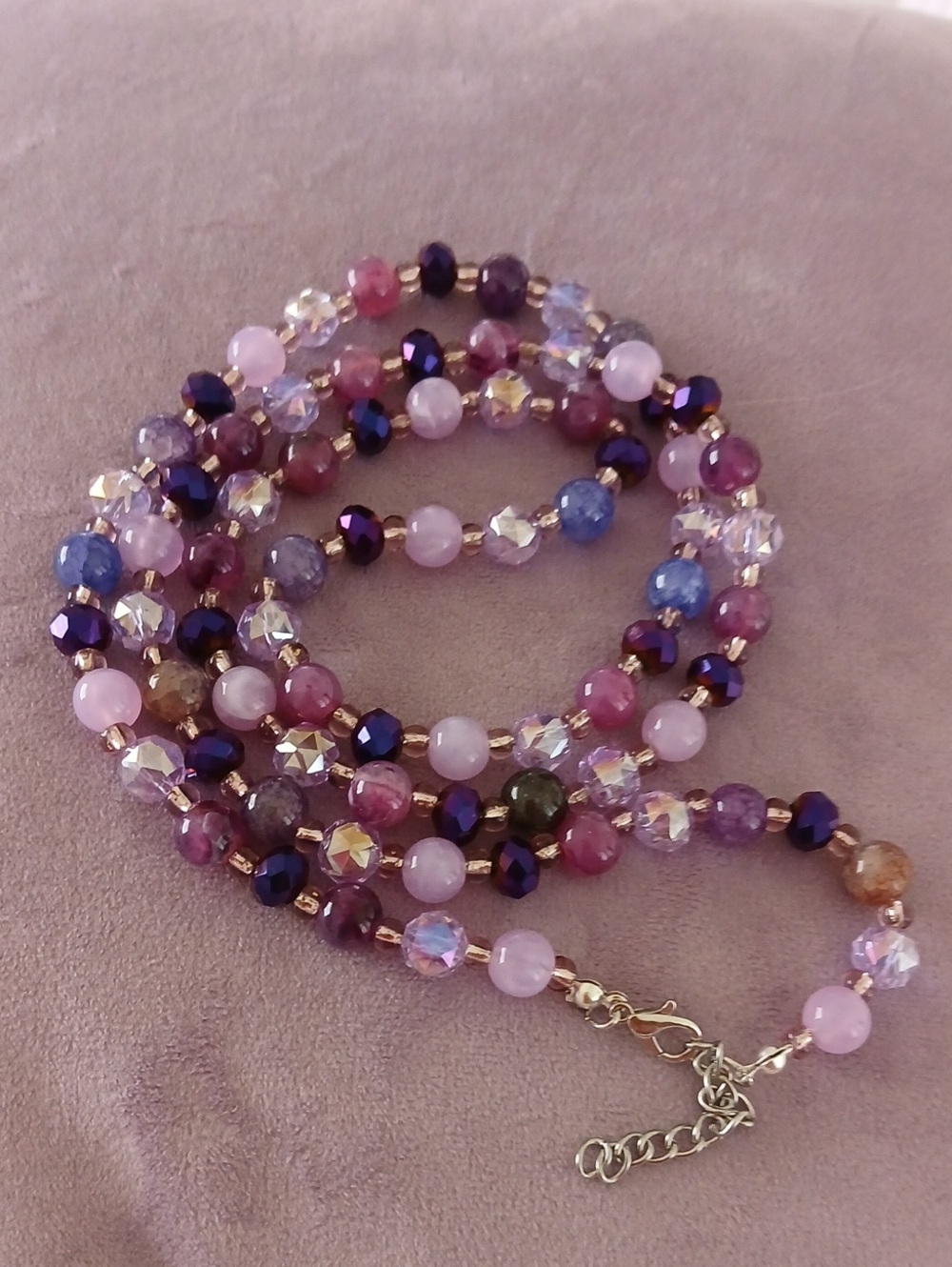 Multicolor Beaded Wrap Necklace - Women Jewelry